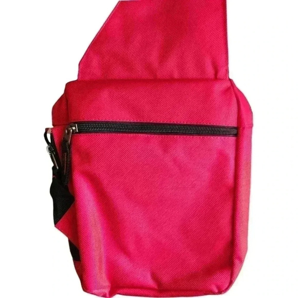 Heys Ecotex TravelMate Red Organizer Crossbody Bag Recycled Nylon - Picture 12 of 15